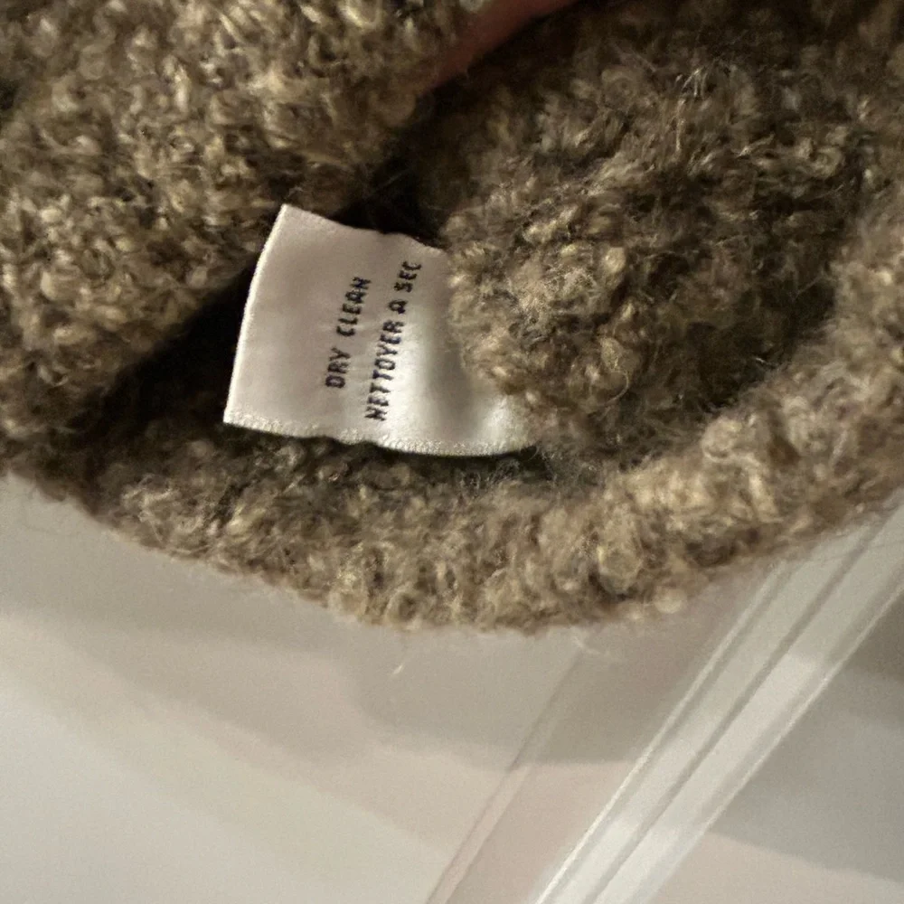 Talbots Brown Bouclé Button-Up Cardigan - Picture 7 of 8